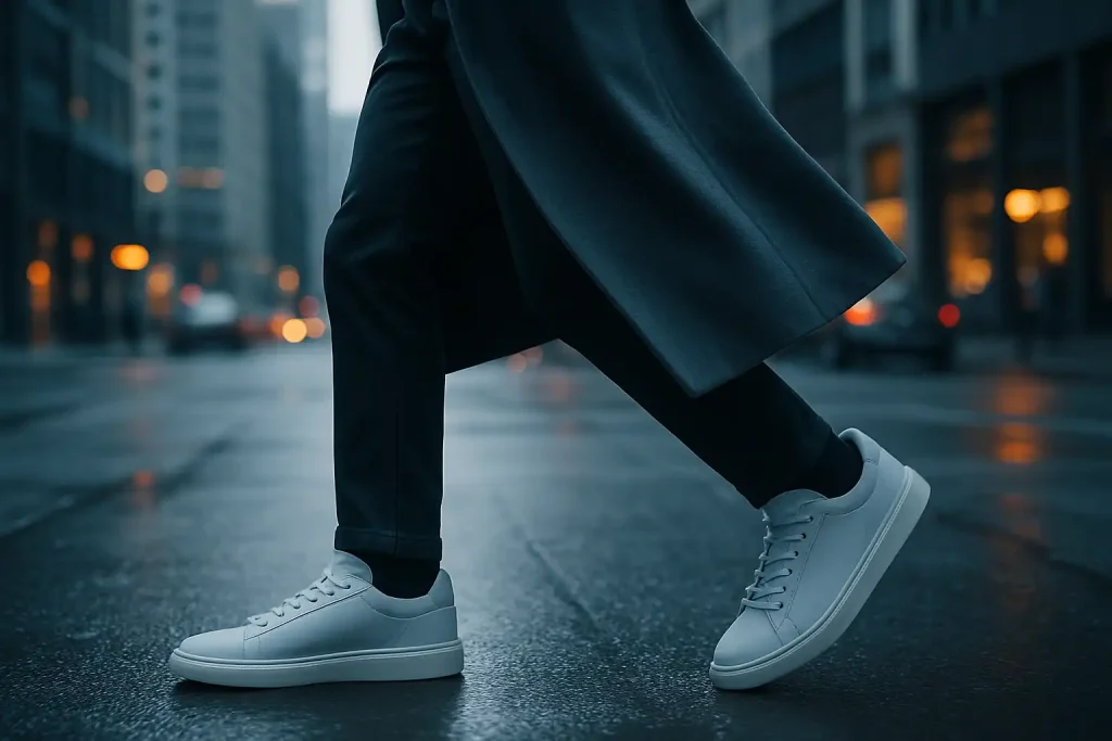 Comment associer ses sneakers à un manteau long ?