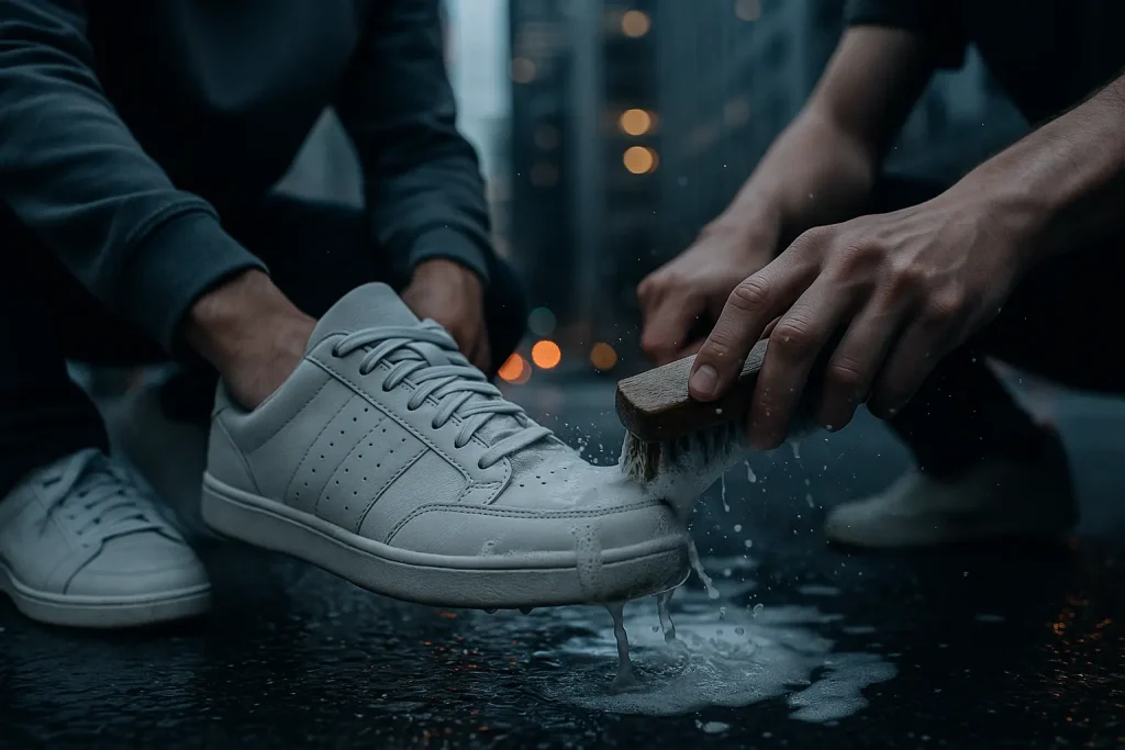 Comment nettoyer ses sneakers blanches sans les abîmer ?