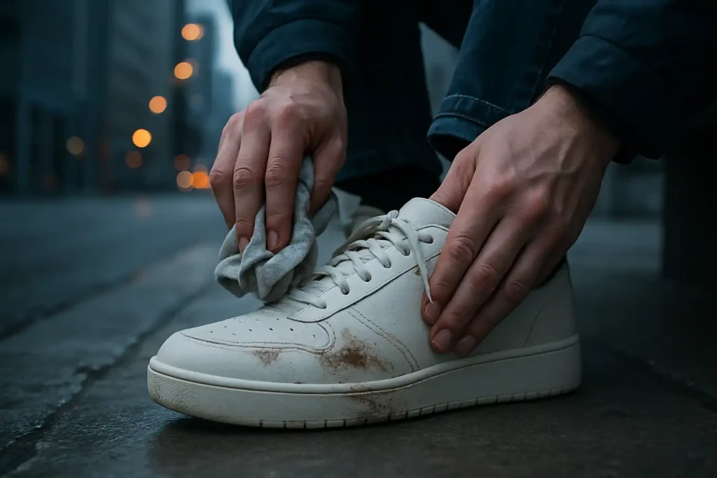 Comment nettoyer ses sneakers après une soirée ?