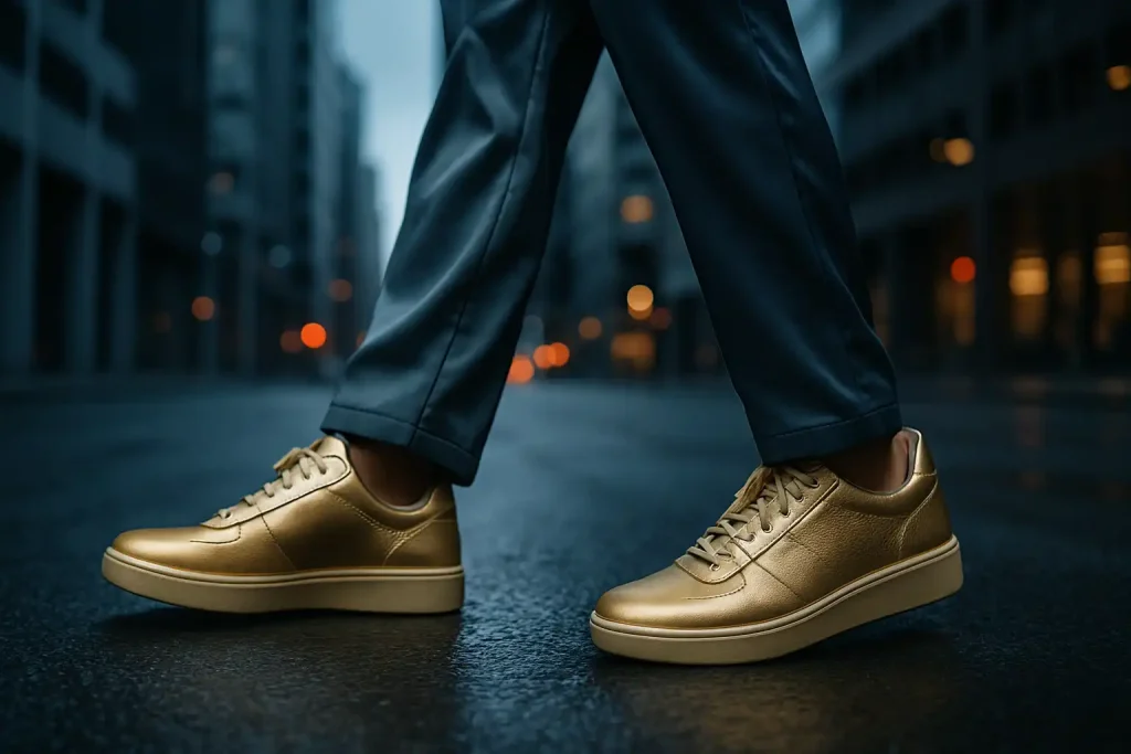Comment composer un look de réveillon avec des sneakers ?