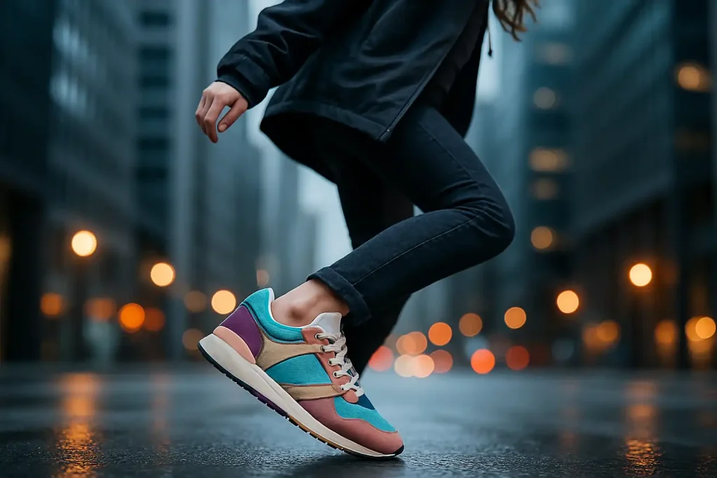 Comment adopter la tendance color block avec des sneakers ?
