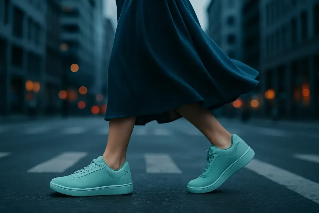 Comment associer des sneakers pastel avec ses tenues ?