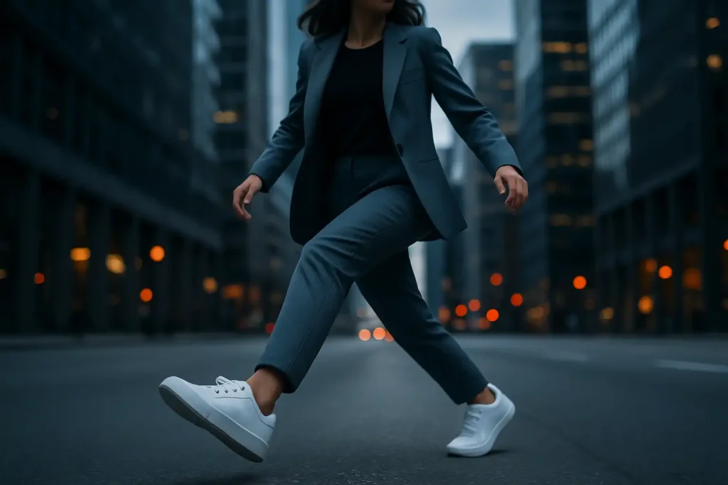 Comment porter des sneakers au bureau en hiver 2026 ?