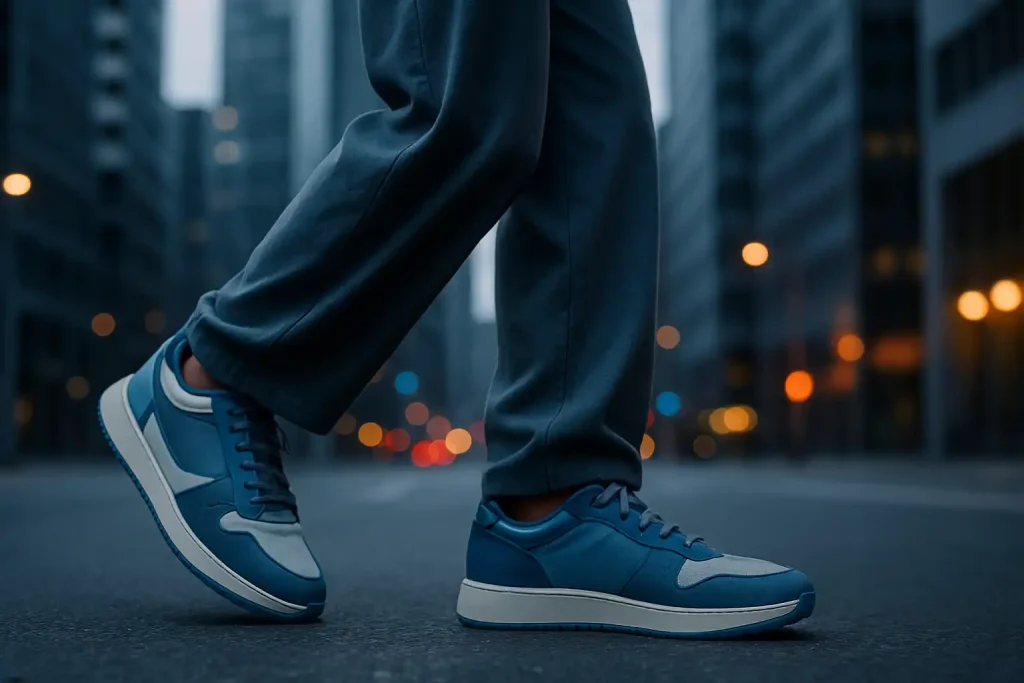 Comment porter des sneakers avec un pantalon large au printemps ?