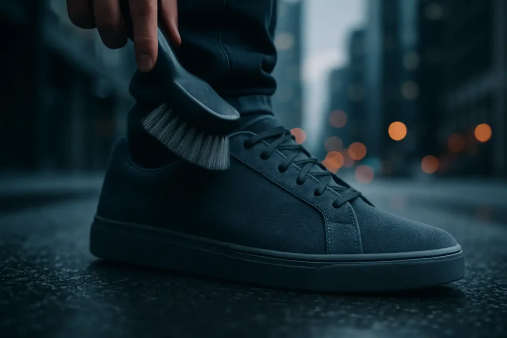 Comment entretenir ses sneakers en velours pendant l’hiver ?