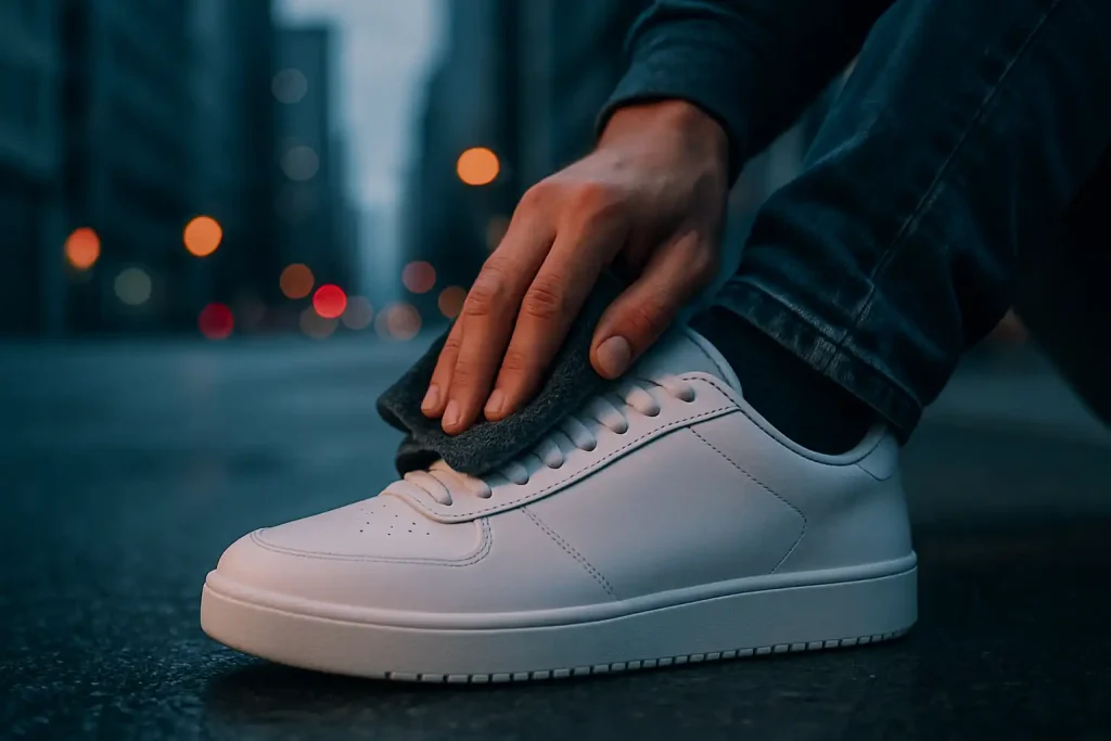 Comment garder ses sneakers claires propres tout le printemps ?