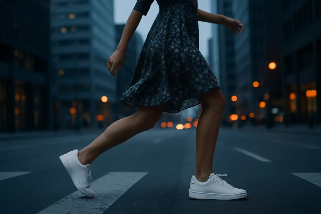 Comment styliser ses sneakers avec des robes au printemps ?
