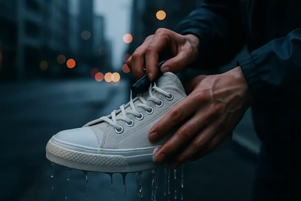 Comment nettoyer ses sneakers en toile après une balade printanière ?