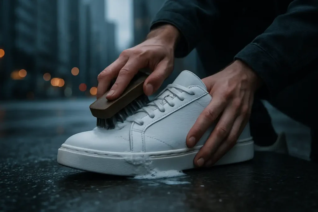 Comment garder ses sneakers blanches éclatantes ?