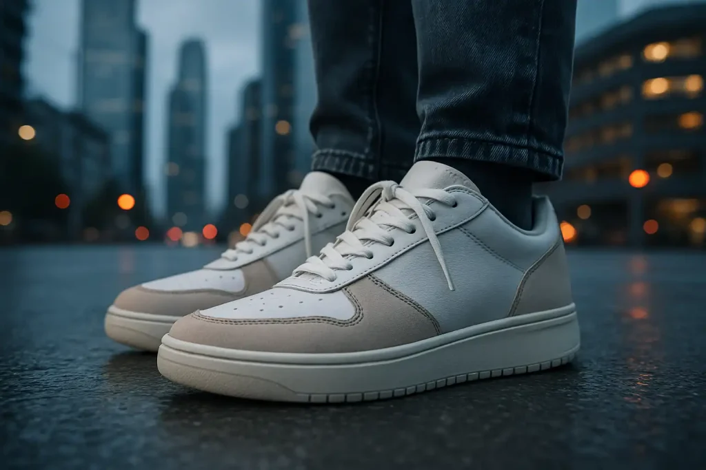Pourquoi le blanc et le beige dominent les sneakers du printemps ?