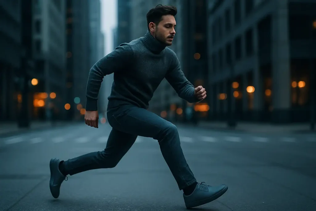 Peut-on porter des sneakers homme au bureau en hiver ?