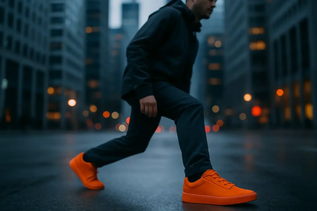 Comment porter des sneakers colorées sans en faire trop ?