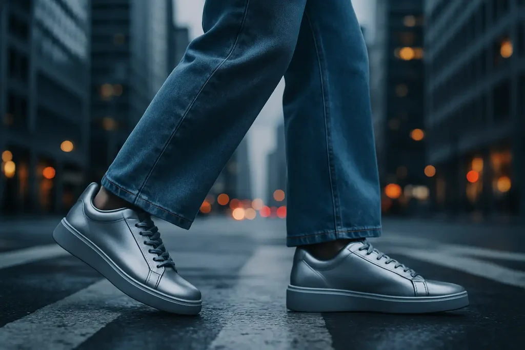 Comment adopter les sneakers argentées avec style ?