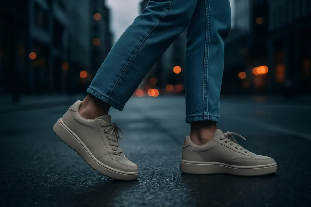 Comment assortir ses sneakers à un jean clair au printemps ?