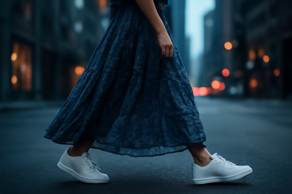 Comment porter des sneakers dans un look bohème ?