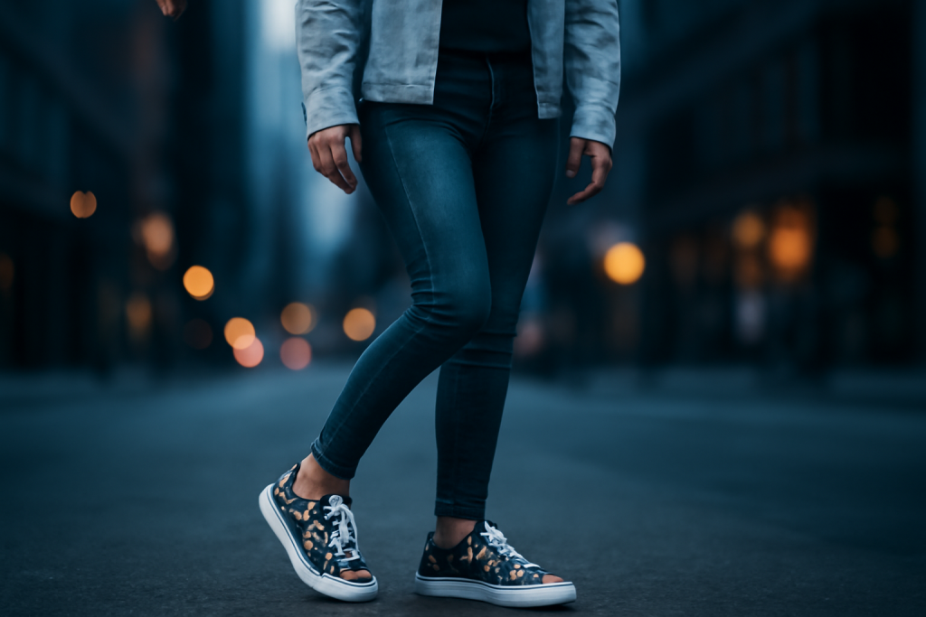 Comment intégrer des sneakers à motifs floraux à ses tenues ?