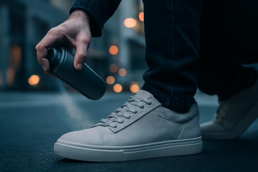 Comment éviter les taches sur des sneakers claires ?
