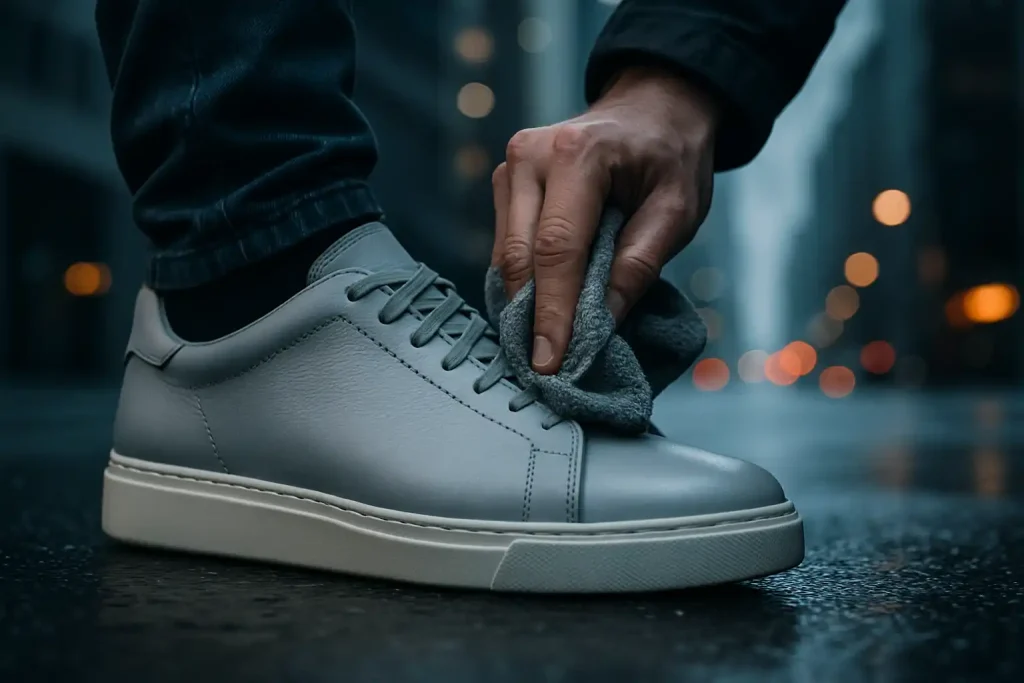 Comment nettoyer ses sneakers en cuir après l’hiver ?