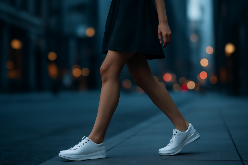 Comment porter des sneakers avec une robe courte en été ?