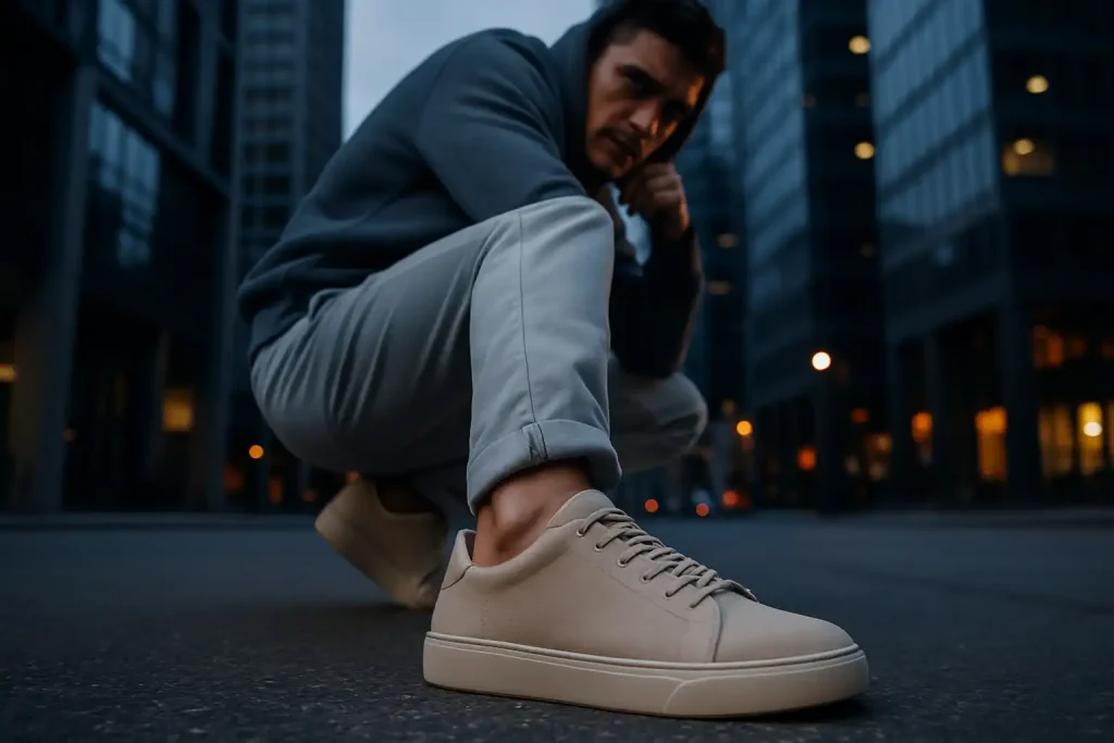 Pourquoi les sneakers beige sont un incontournable du printemps ?