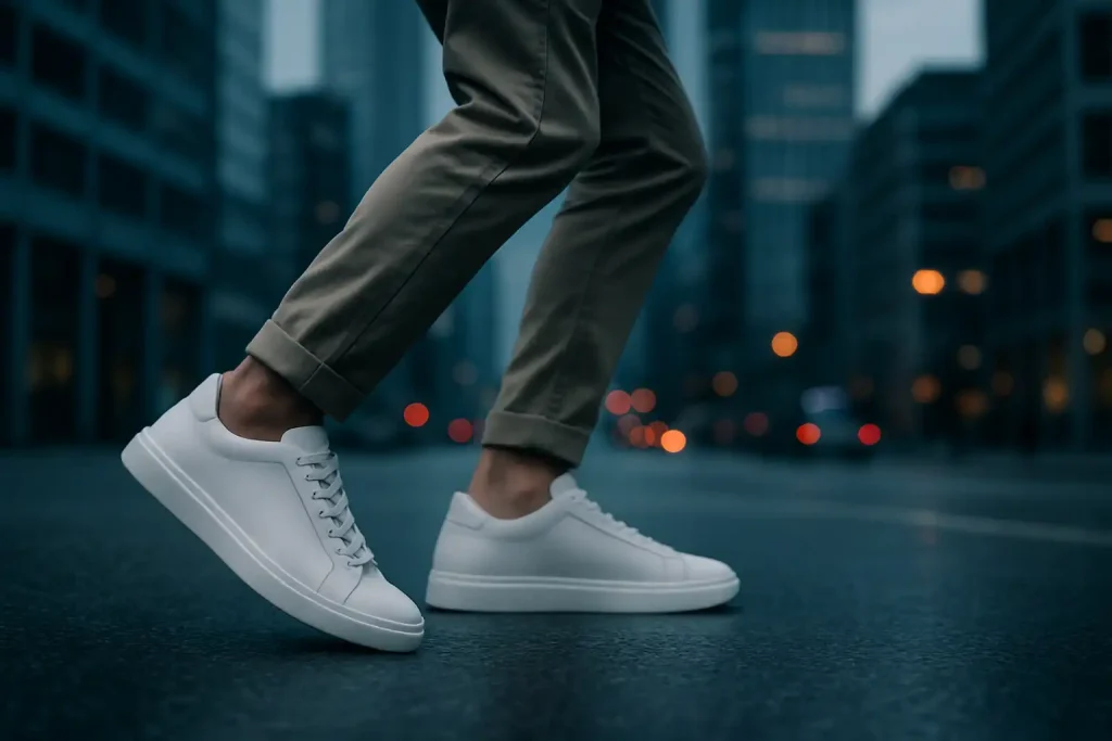 Quelles sneakers porter avec un chino au printemps ?