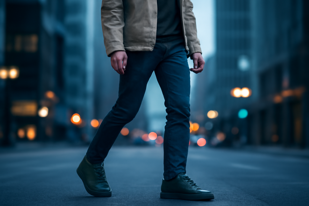 Comment porter des sneakers vertes au printemps ?