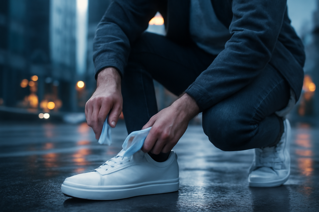 Comment entretenir ses sneakers blanches en voyage ?