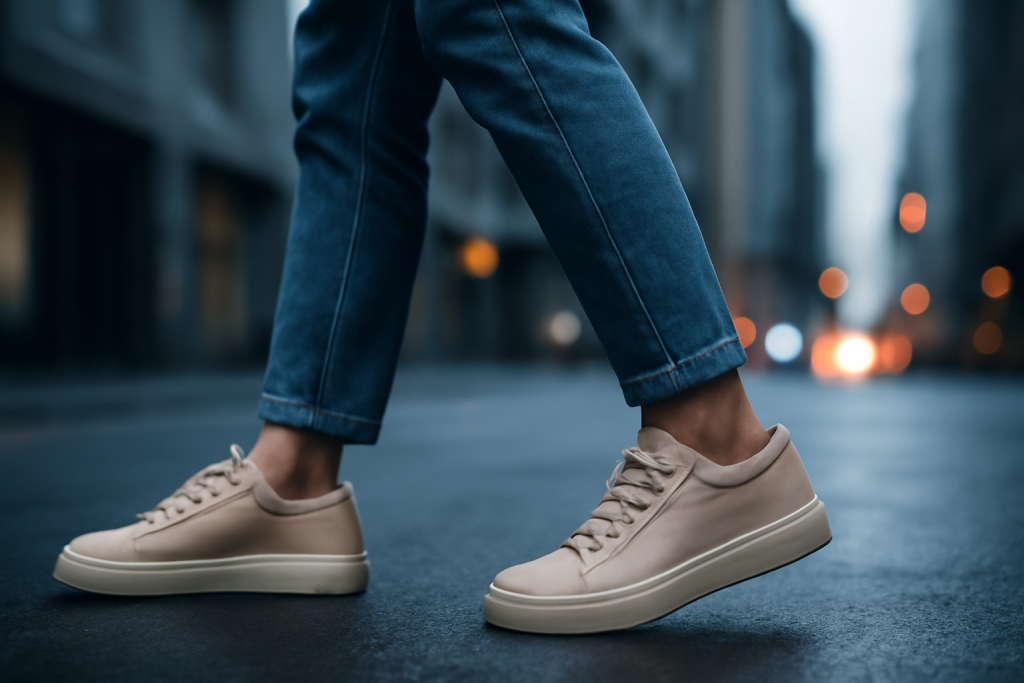 Comment porter des sneakers avec du denim en automne ?