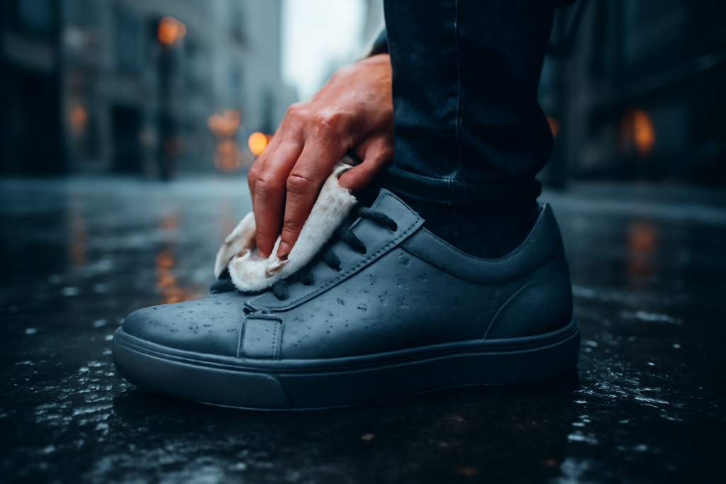 Comment nettoyer ses sneakers après la pluie ?