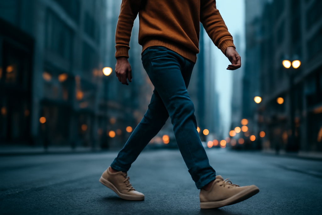 Comment bien porter des sneakers aux tons chauds ?