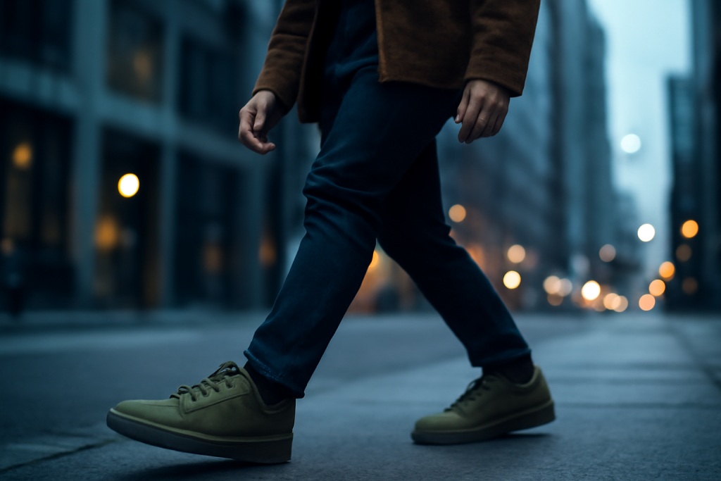 Pourquoi les sneakers kaki sont incontournables cet automne ?