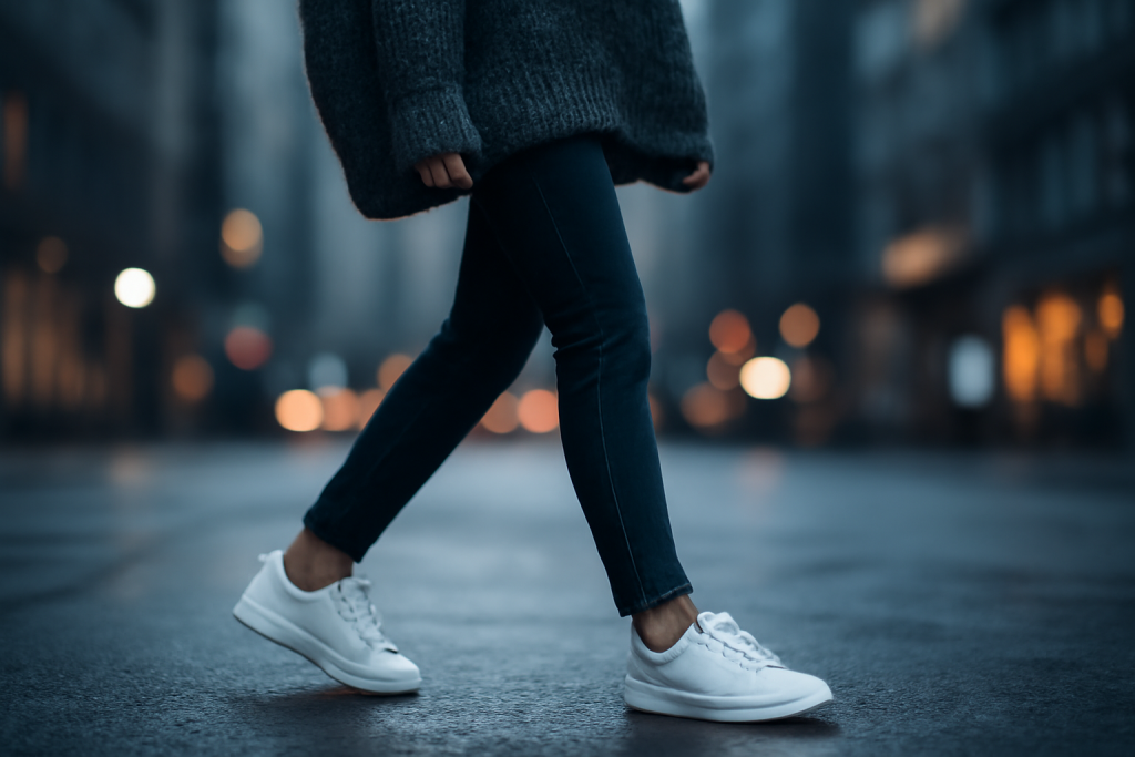 Comment associer des sneakers à des pièces en laine ?