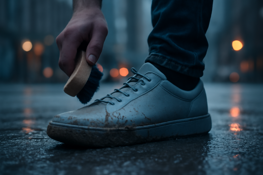 Comment garder ses sneakers impeccables malgré la boue ?