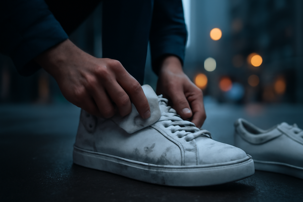 Comment enlever les traces de sel sur ses sneakers ?