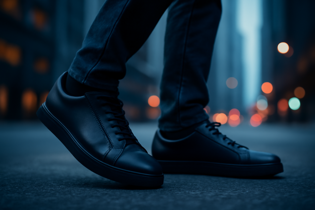 Pourquoi le cuir foncé s’impose pour les sneakers ?