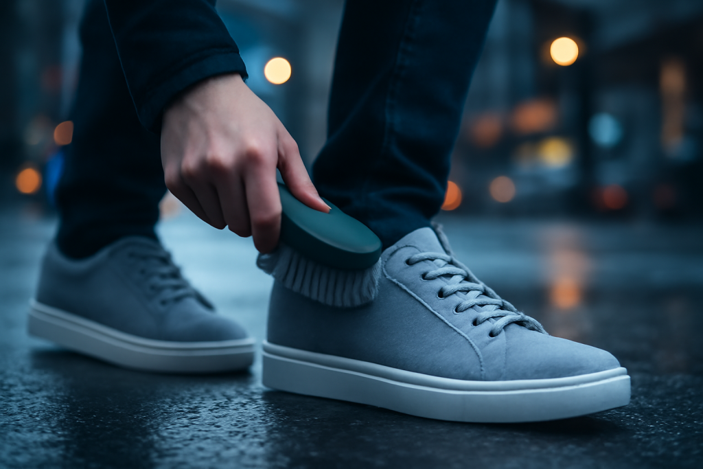 Comment entretenir des sneakers en suède efficacement ?