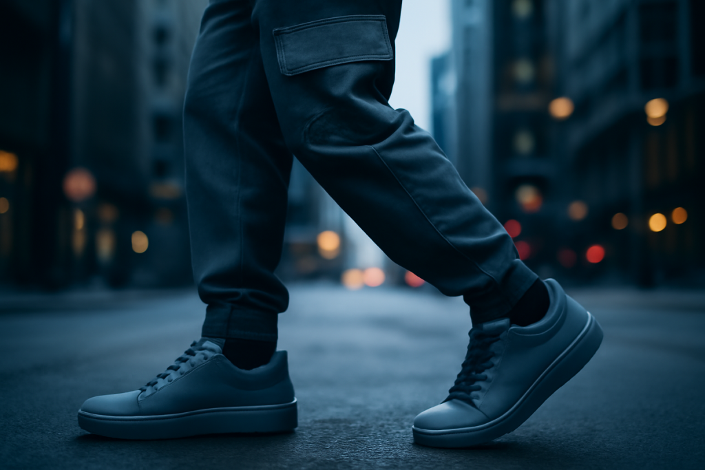 Comment porter des sneakers avec un pantalon cargo ?