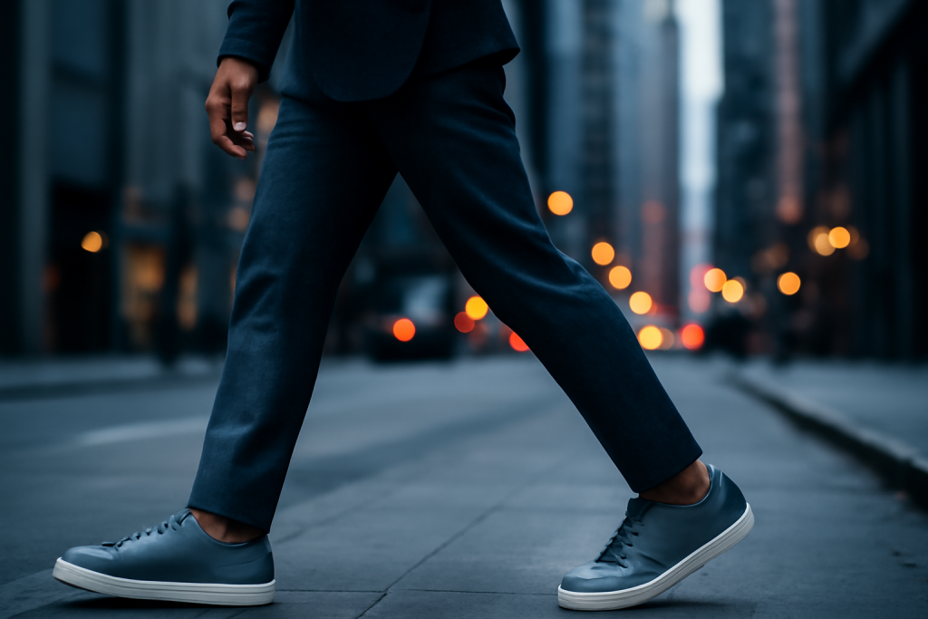 Peut-on porter des sneakers avec un costume sans faute ?