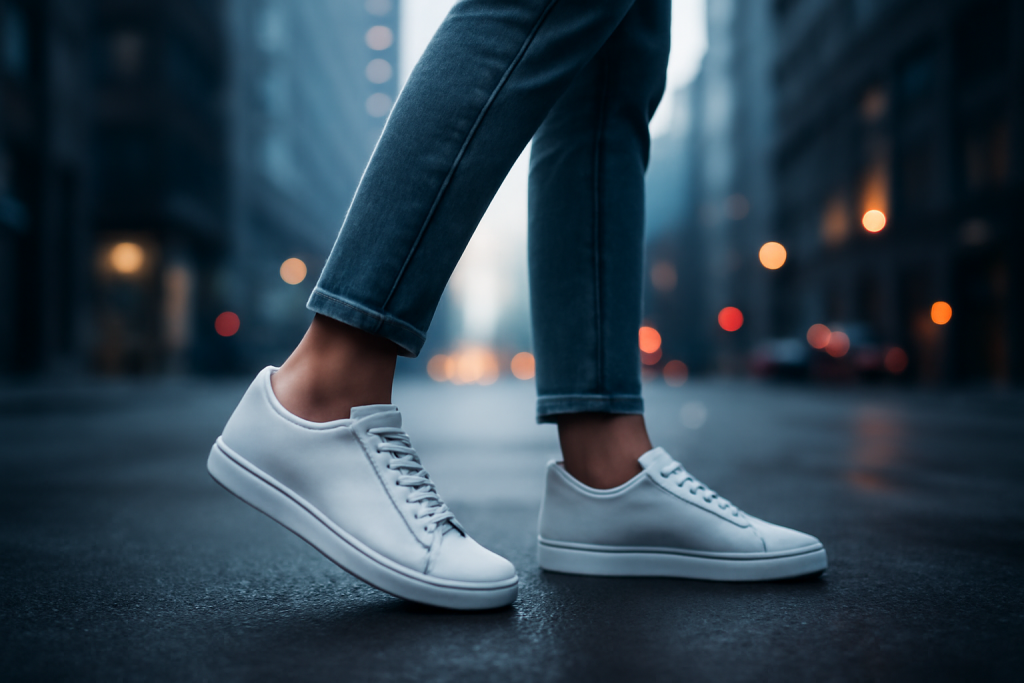 Comment porter des sneakers blanches femme avec toutes ses tenues ?