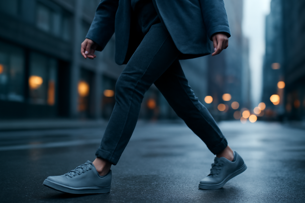 Comment porter des sneakers femme dans un look monochrome ?