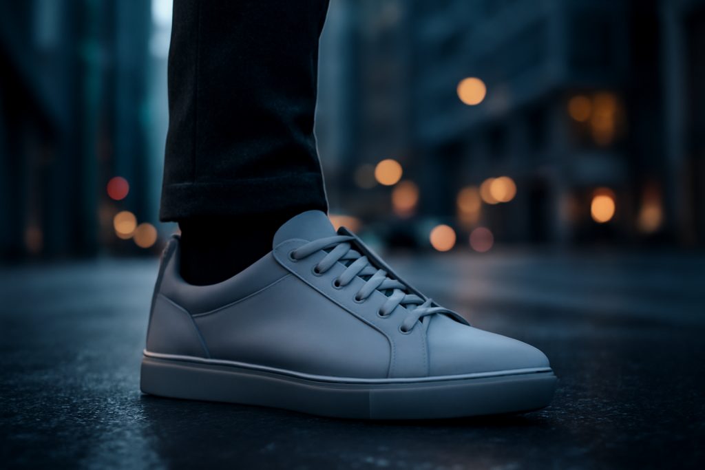 Comment créer un look sobre avec des sneakers ?