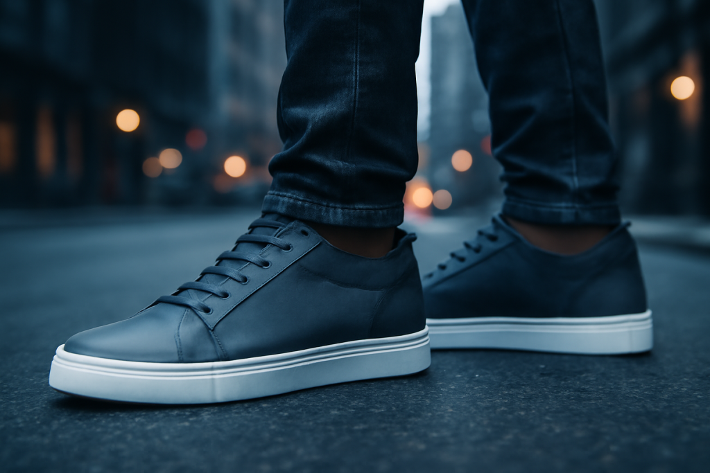 Comment créer du contraste dans une tenue homme avec des sneakers ?