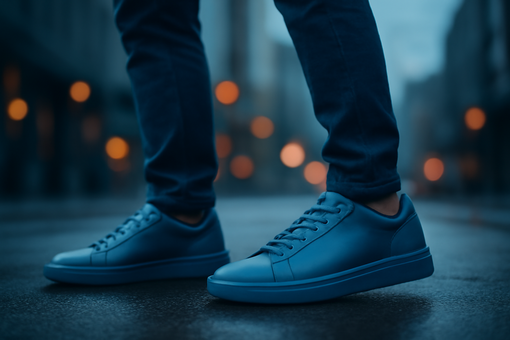 Comment intégrer des sneakers dans une tenue aux couleurs fortes ?