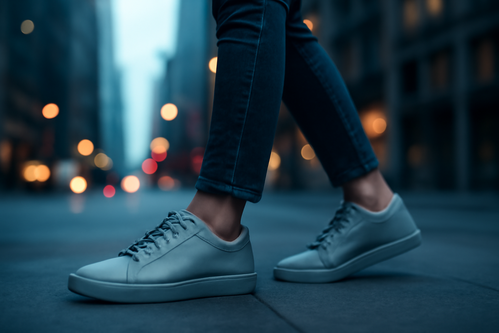 Comment créer un look simple femme avec des sneakers ?