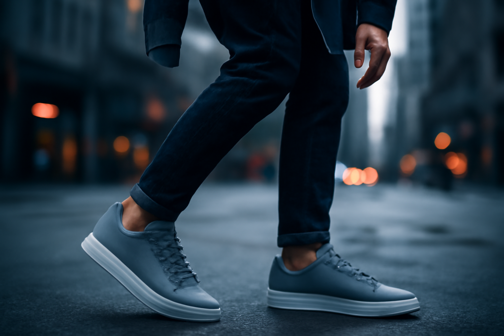 Comment créer un look sobre homme avec des sneakers ?