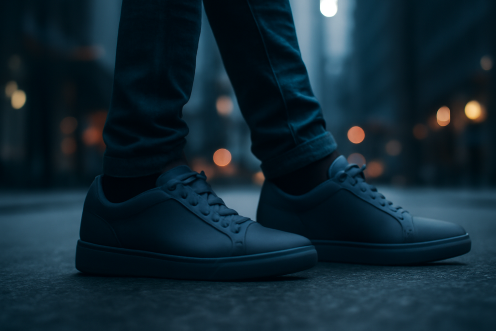 En quoi la matière des sneakers influence-t-elle un look ?