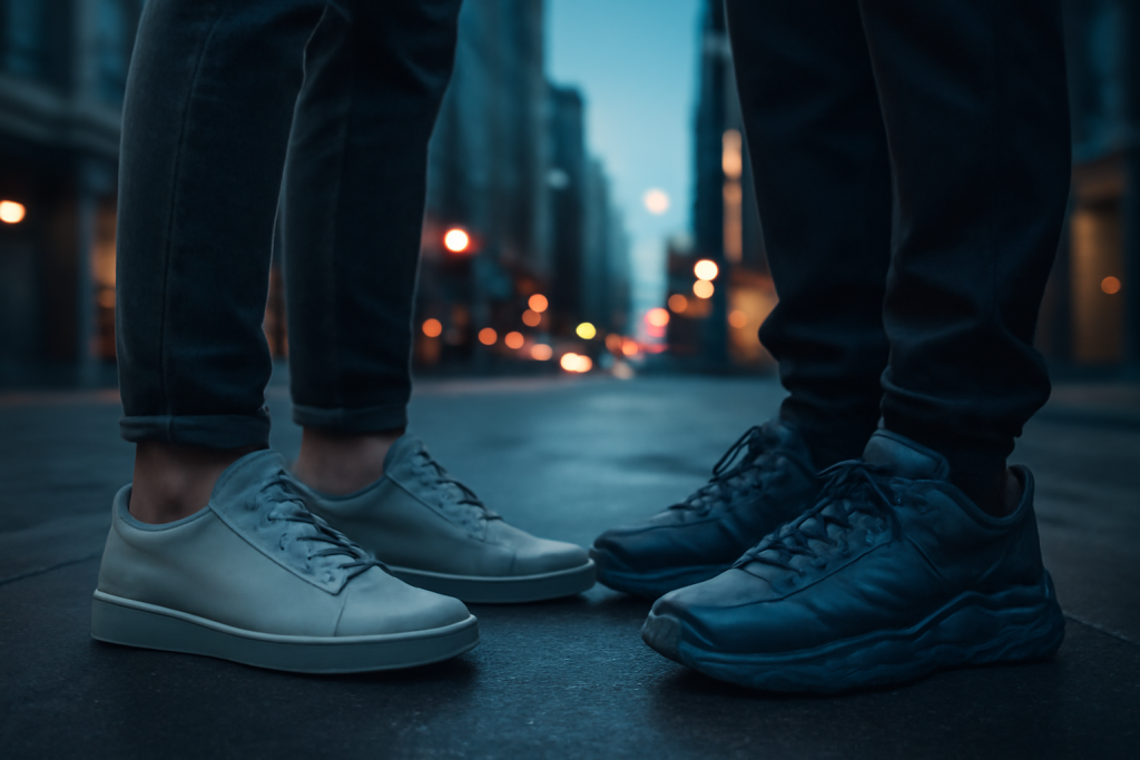 Faut-il choisir un look minimaliste ou maximaliste avec des sneakers ?